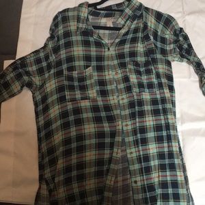 Oversized soft flannel